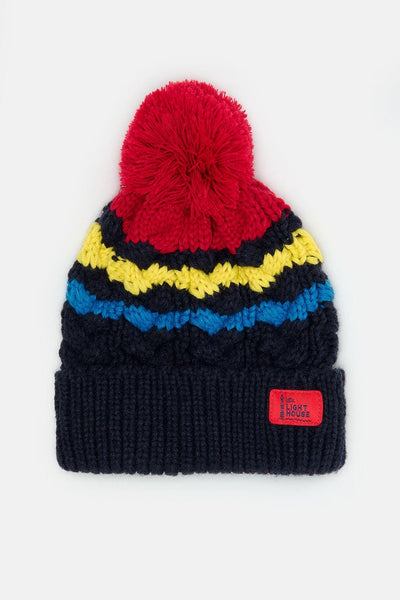 Bobbie Bobble Boys' Cable Knit Hat Lighthouse Target Dry