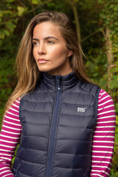 Mac in a Sac Alpine Womens Down Gilet - Navy