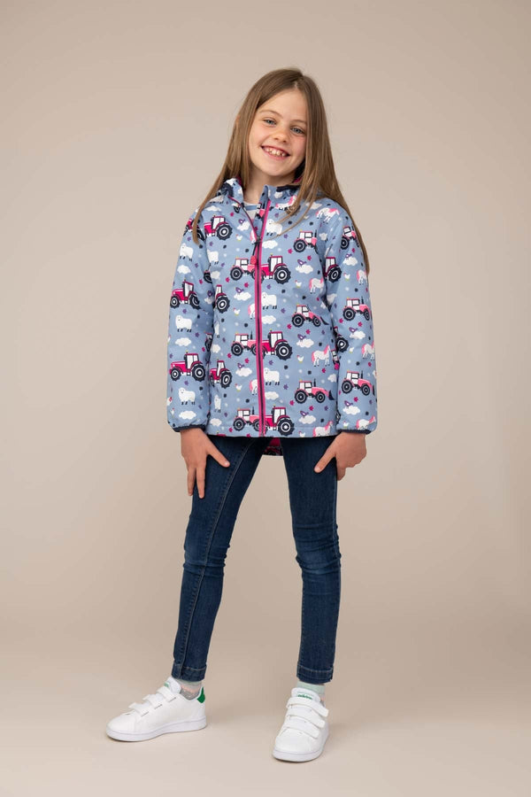 Amelia Coat - Farmyard Print