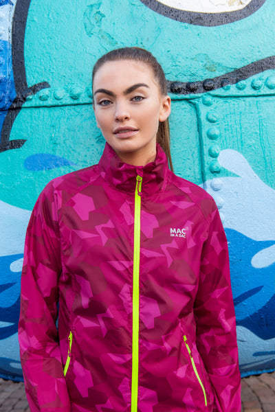 Mac in a Sac Edition Unisex Waterproof Packable Jacket - Pink Camo