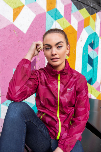 Mac in a Sac Edition Unisex Waterproof Packable Jacket - Pink Camo