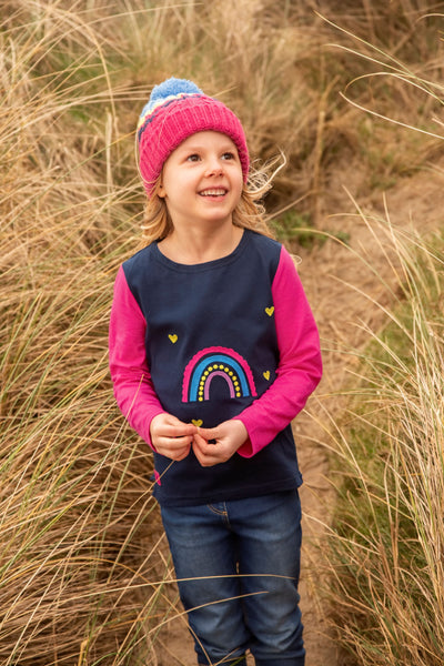 Causeway Girls Top - Rainbow Appliqué