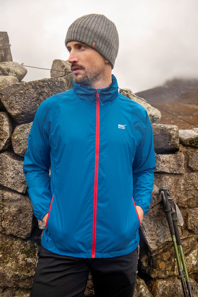 Mac in a Sac Origin Unisex Waterproof Packaway Jacket - Electric Blue