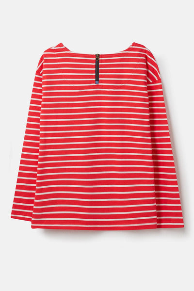 Dune Jersey Top - Poppy Stripe - 8