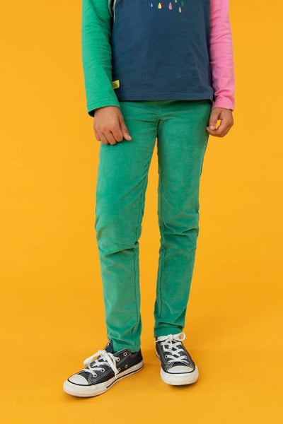 Izzy Girls Leggings - Pea Green