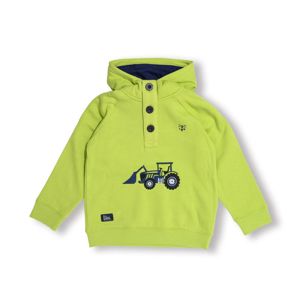 Jack Boys Hoodie - Lime Digger