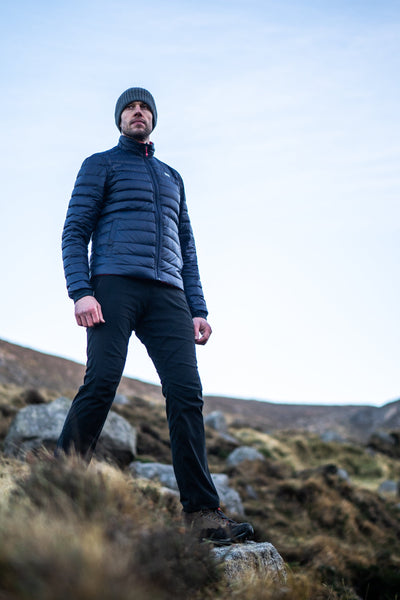 Mac in a Sac Polar Mens Reversible Down Jacket - Flame Navy