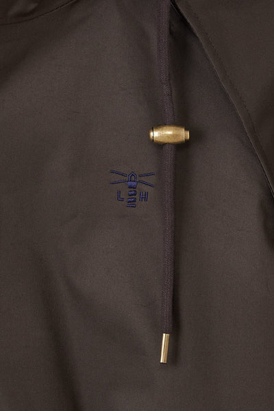 Stockman Mens Full Length Waterproof Rain Coat - Chocolate