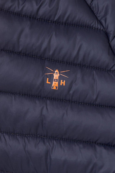 Carter Coat - Navy Orange-Lighthouse