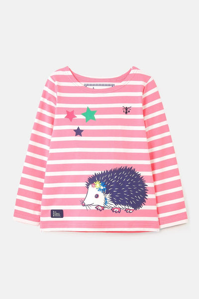 Causeway Top - Hedgehog Print-Lighthouse