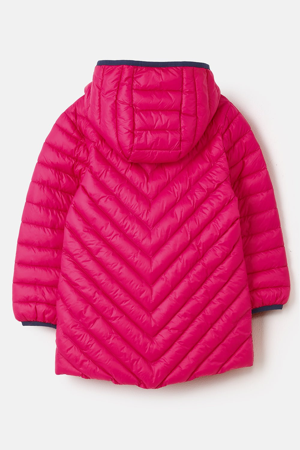 Georgia. Girls Bright Pink Coat Lighthouse Target Dry