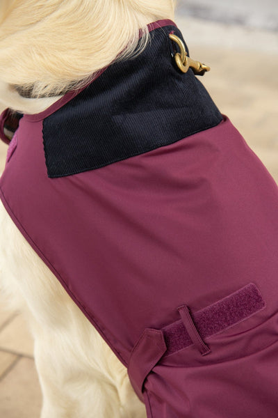 Heritage Dog Coat - Plum
