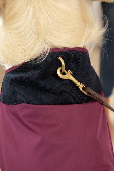 Heritage Dog Coat - Plum