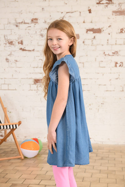 Lexie Dress - Soft Denim-Lighthouse