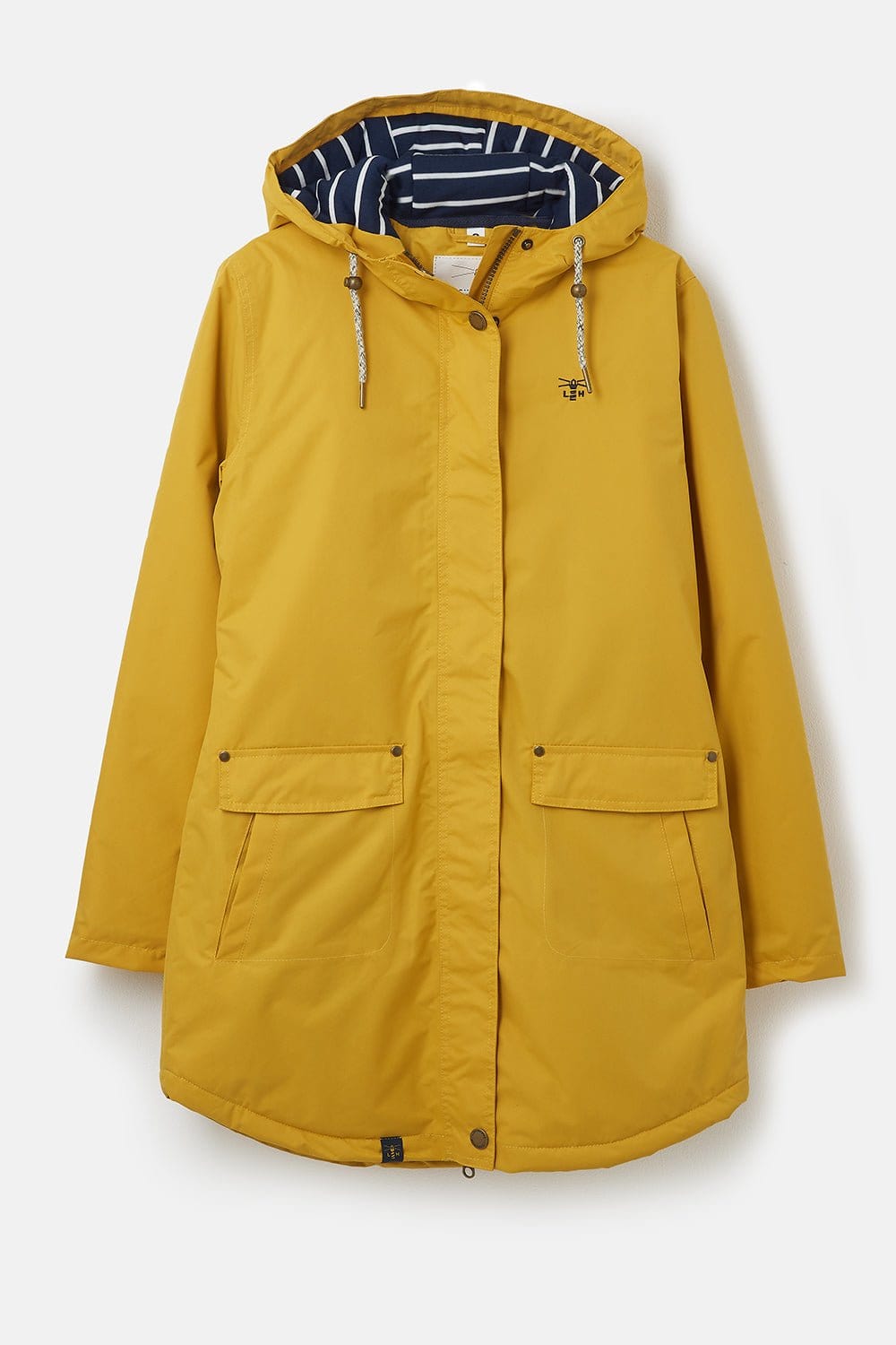 Long Iona 3/4 Length Padded Raincoat Lighthouse Target Dry