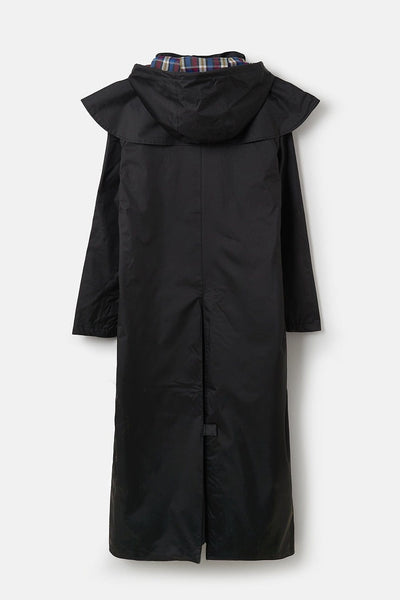 Outback Womens Full Length Waterproof Raincoat - Black