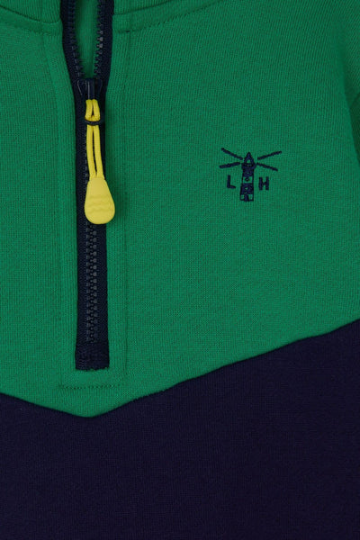 Riley Sweatshirt - Peagreen Navy-Lighthouse