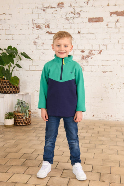 Riley Sweatshirt - Peagreen Navy-Lighthouse