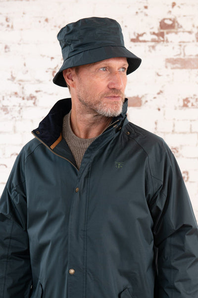York Mens Waterproof Rain Hat - Navy