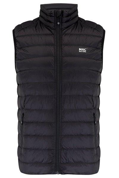 Mac in a Sac Alpine Mens Down Gilet - Jet Black