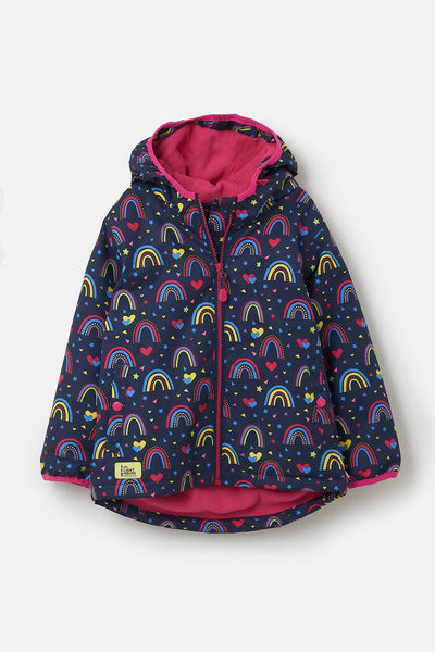 Amelia Coat - Rainbow Print