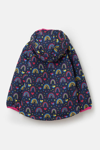 Amelia Coat - Rainbow Print