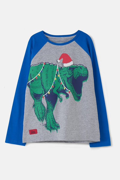 Oliver Top - Christmas Dino