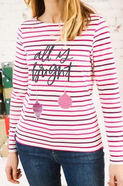 Causeway Breton Top - Christmas