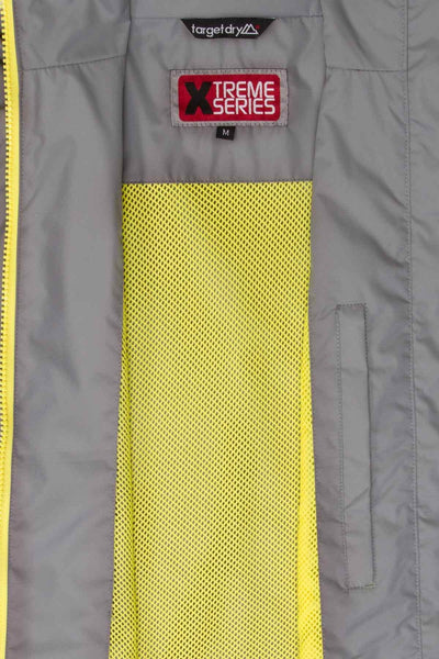 Core Grey Mens Waterproof Jacket Xtreme Series Mesh Lining