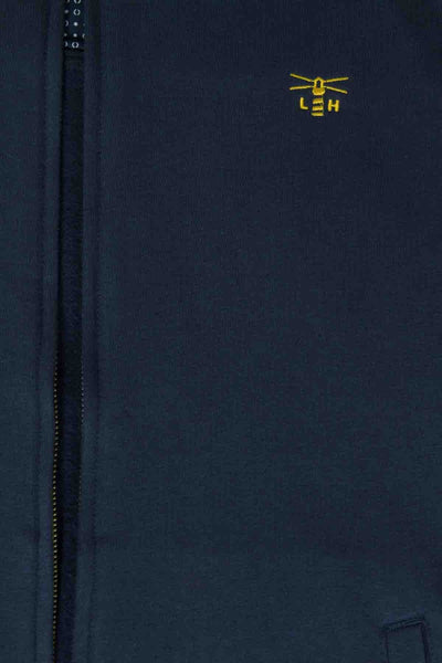 Lighthouse Mens Cove Jersey Top in Blue Lighthouse Logo