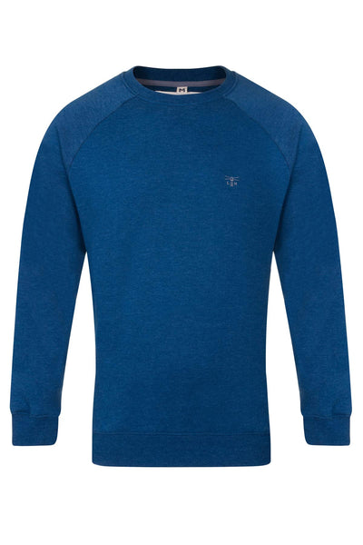 Crew Mens Sweater - Deep Blue Marl