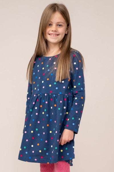 Ellie Girls Dress - Dot Print
