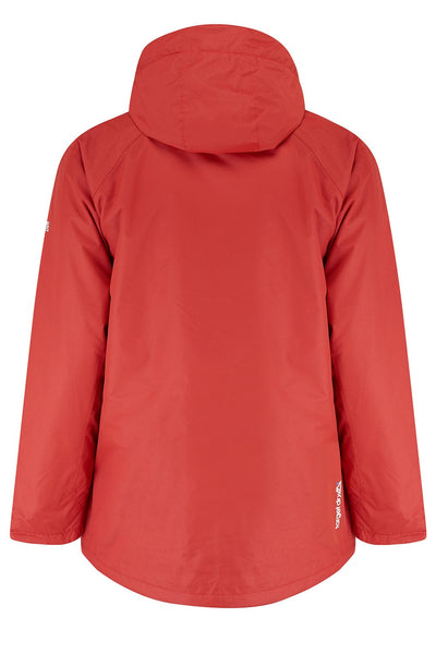 Endurance Mens Waterproof Coat - Fiery Red