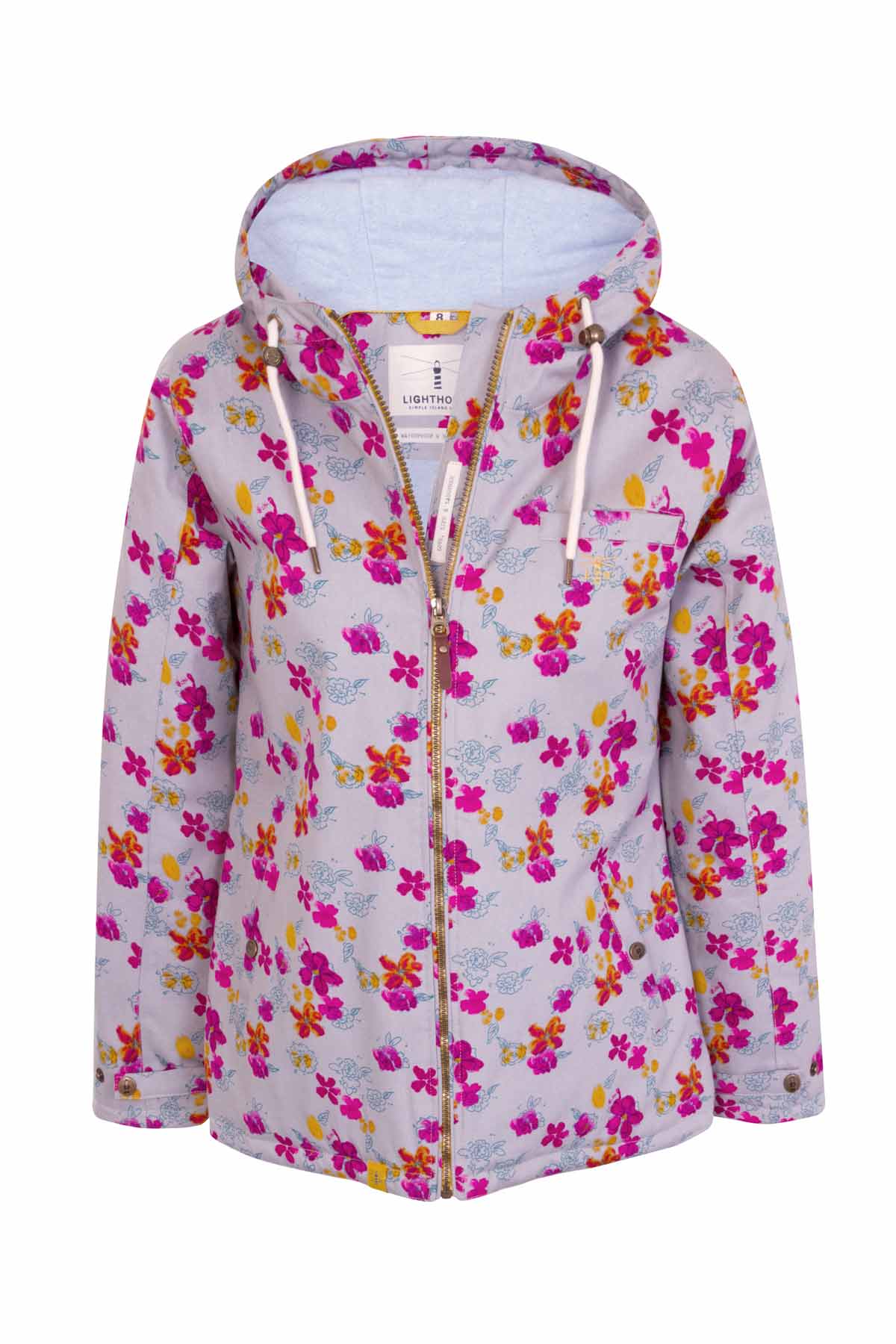 Ladies floral waterproof jacket hotsell