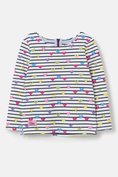 Causeway Girls Top - Heart Print