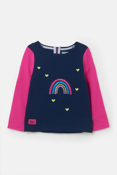 Causeway Girls Top - Rainbow Appliqué