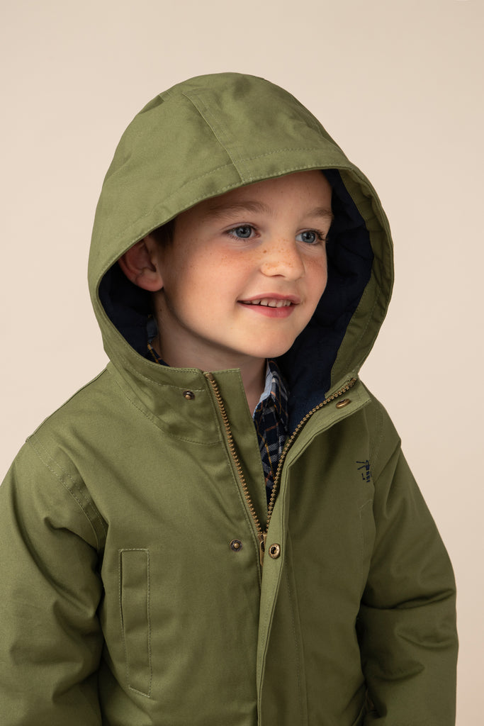 Harrison Coat Utility Green Target Dry