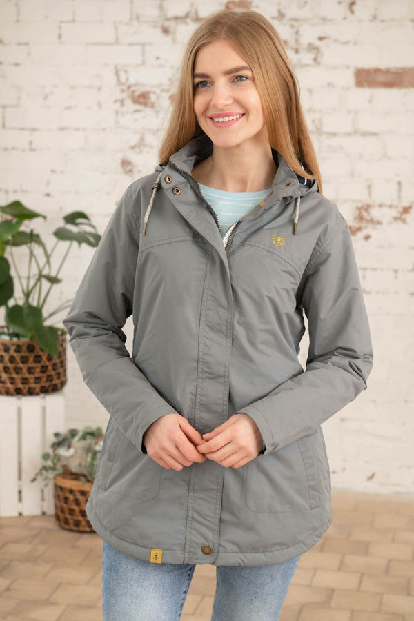 Iona Coat - Steel Grey