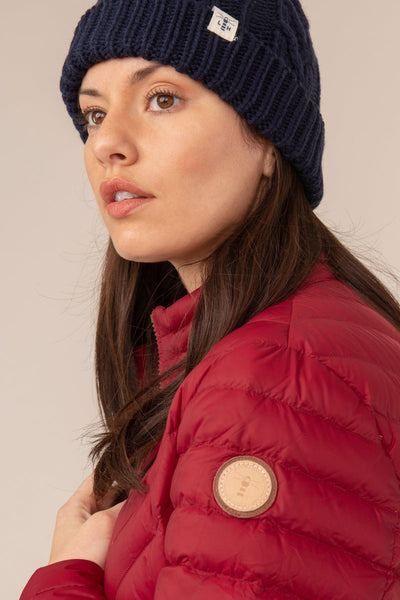 Lara Down Jacket - Deep Red