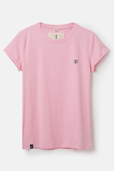 Seashore T Shirt - Rose Pink Stripe