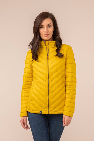 Lighthouse Lara Womens Lightweight Warm Down Jacket - Yellow