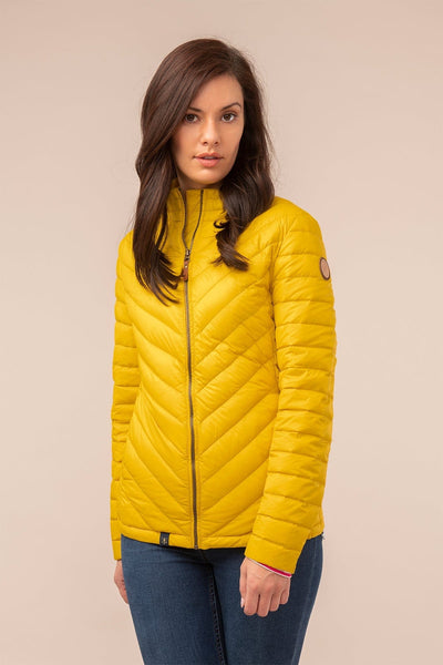 Lighthouse Lara Womens Lightweight Warm Down Jacket - Yellow