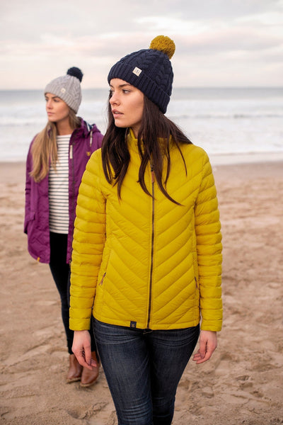 Lighthouse Lara Womens Lightweight Warm Down Jacket - Yellow