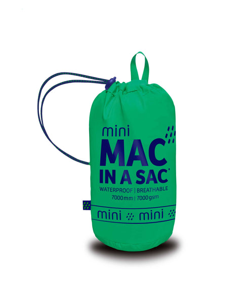 Mac in a Sac MINI Origin Kids Waterproof Packaway Jacket - Pea Green