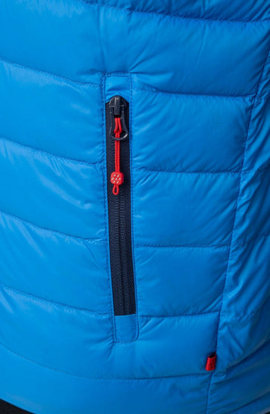 Mac in a Sac Alpine Mens Down Gilet - Ocean Blue