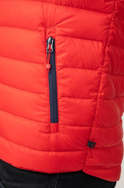 Mac in a Sac Alpine Mens Down Gilet - Red