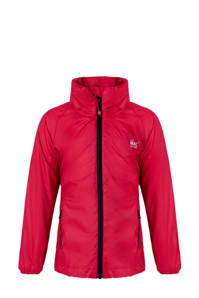Mac in a Sac MINI Origin Kids Waterproof Packaway Jacket - Lava