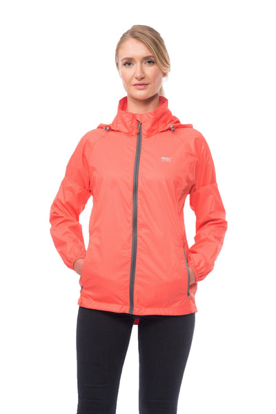 Mac in a Sac Origin Unisex Waterproof Packaway Jacket Coral