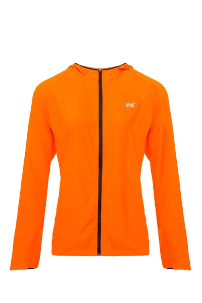 Mac in a Sac ULTRA Breathable Packable Running Jacket Orange