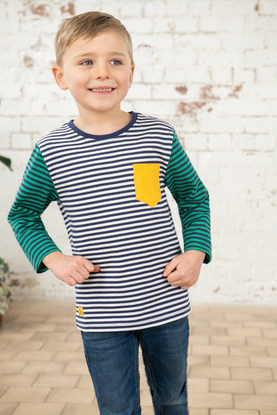 Oliver Boys Top - Eclipse Stripe
